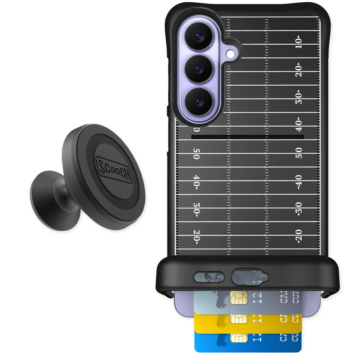 Scooch Wingmate Yard Lines for Galaxy S26+ — Starter Bundle
