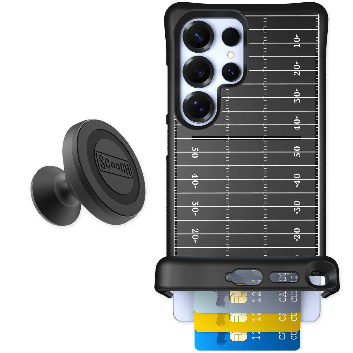 Scooch Wingmate Yard Lines for Galaxy S25 Ultra — Starter Bundle