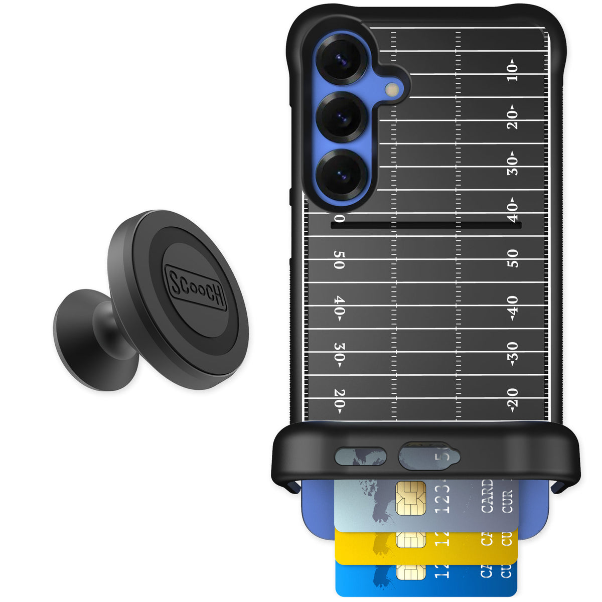 Scooch Wingmate Yard Lines for Galaxy S25+ — Starter Bundle