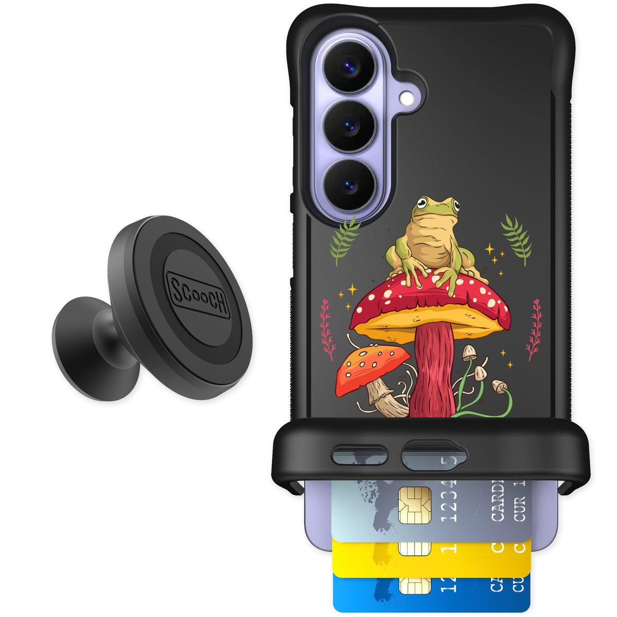 Scooch Wingmate Toadstool Frog for Galaxy S26 — Starter Bundle