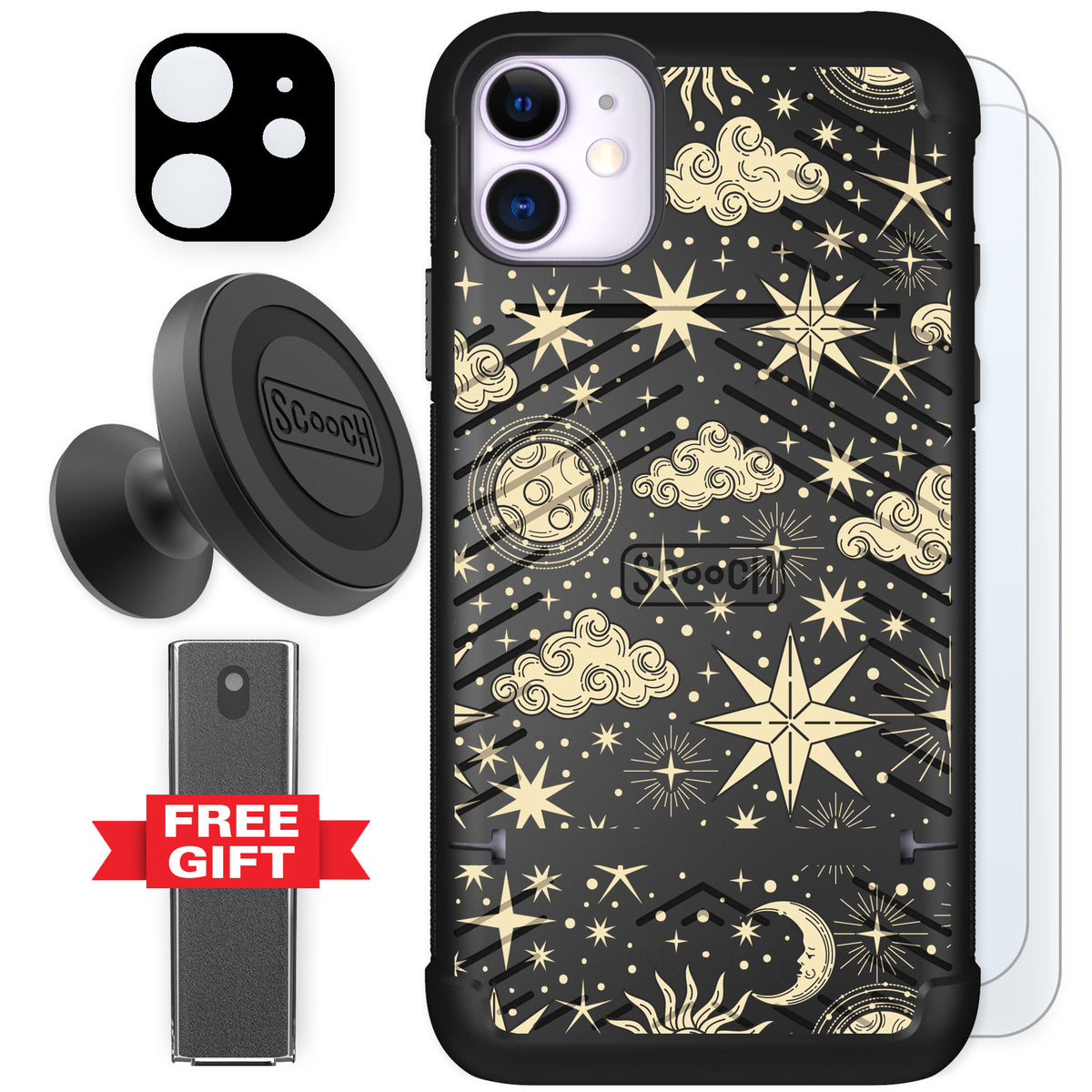 Scooch Wingmate Celestial Sleep for iPhone 11 — Defender Bundle