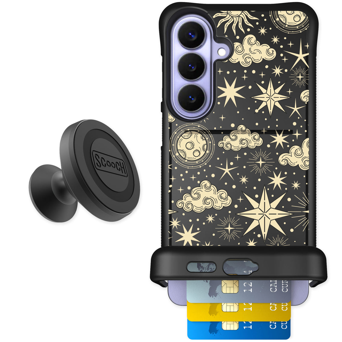 Scooch Wingmate Celestial Sleep for Galaxy S26+ — Starter Bundle