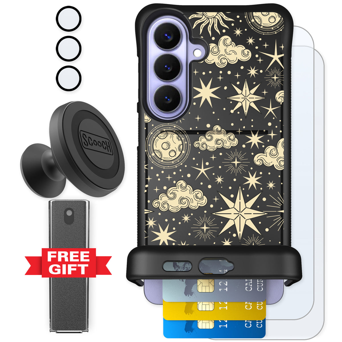 Scooch Wingmate Celestial Sleep for Galaxy S26+ — Defender Bundle