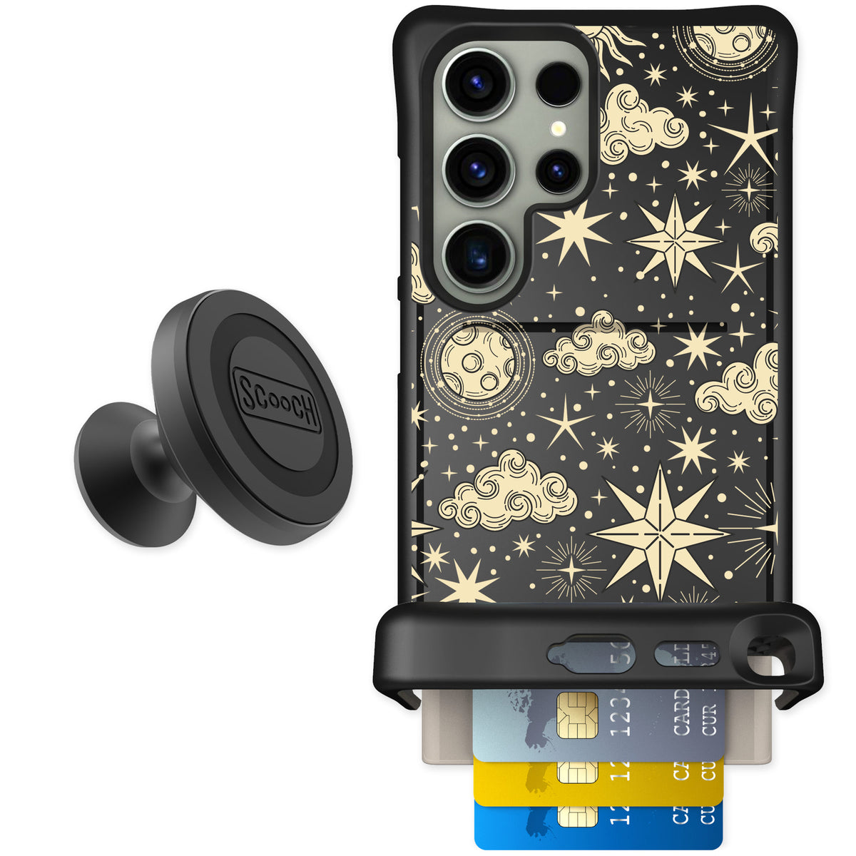 Scooch Wingmate Celestial Sleep for Galaxy S24 Ultra — Starter Bundle
