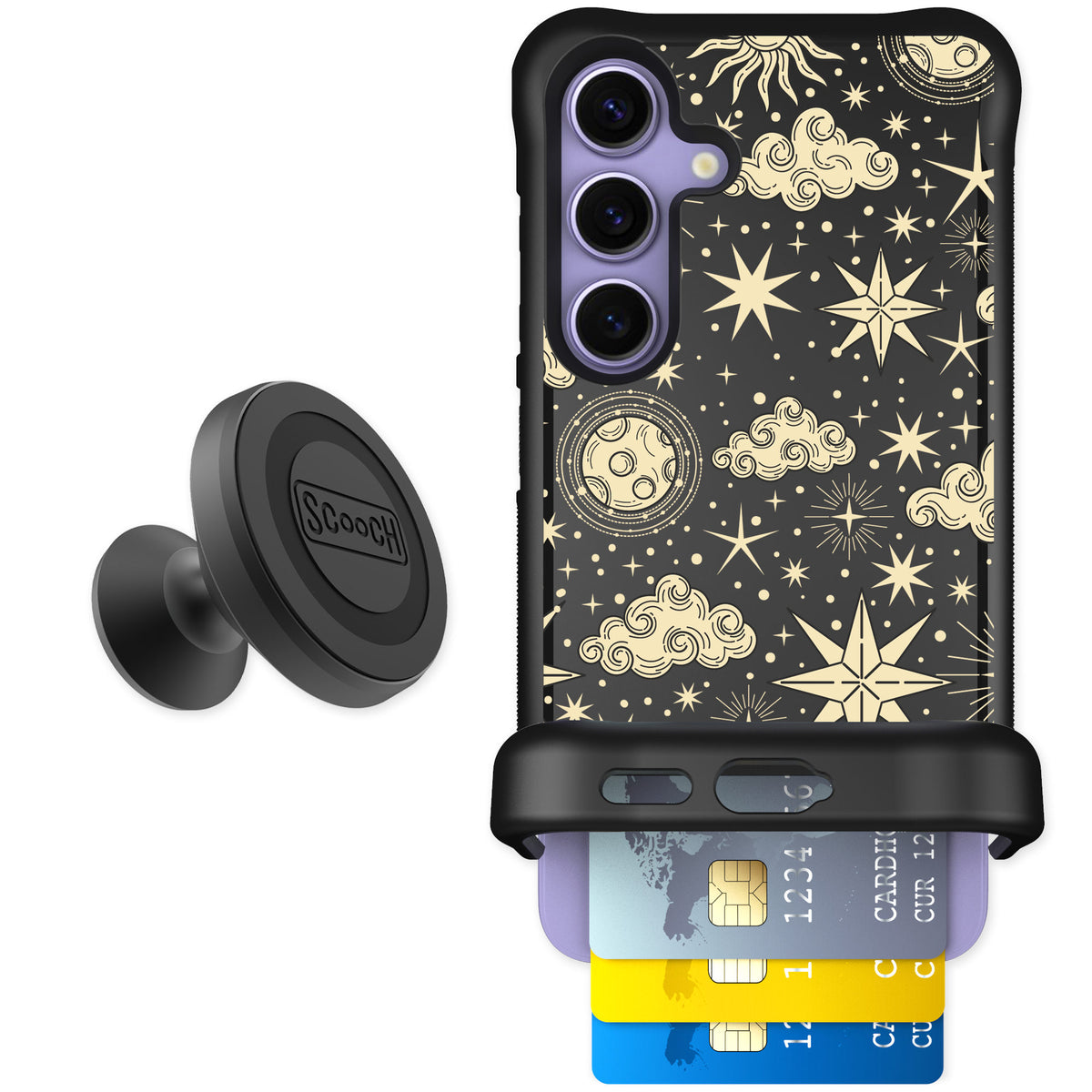 Scooch Wingmate Celestial Sleep for Galaxy S24 — Starter Bundle