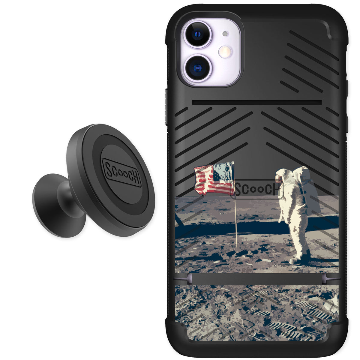 Scooch Wingmate Lunar Landing for iPhone 11 — Starter Bundle