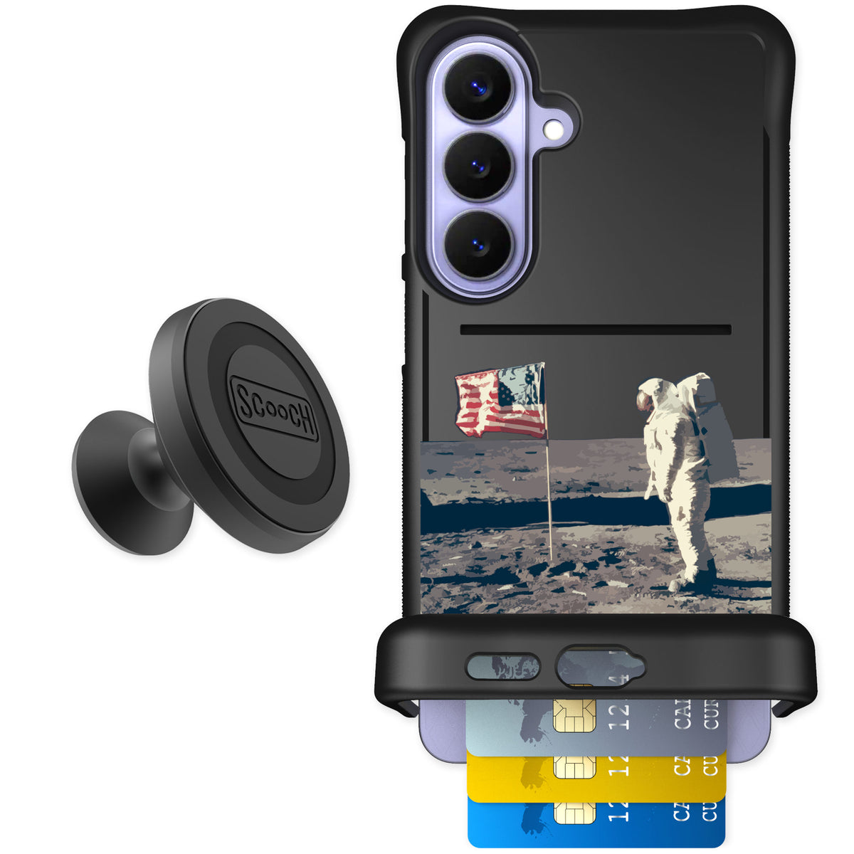 Scooch Wingmate Lunar Landing for Galaxy S26+ — Starter Bundle