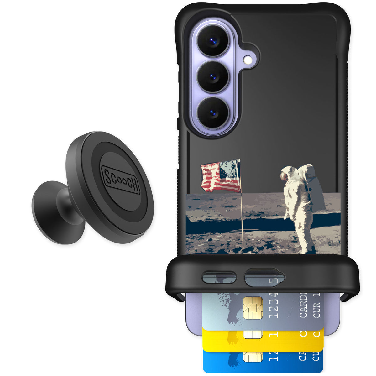 Scooch Wingmate Lunar Landing for Galaxy S26 — Starter Bundle