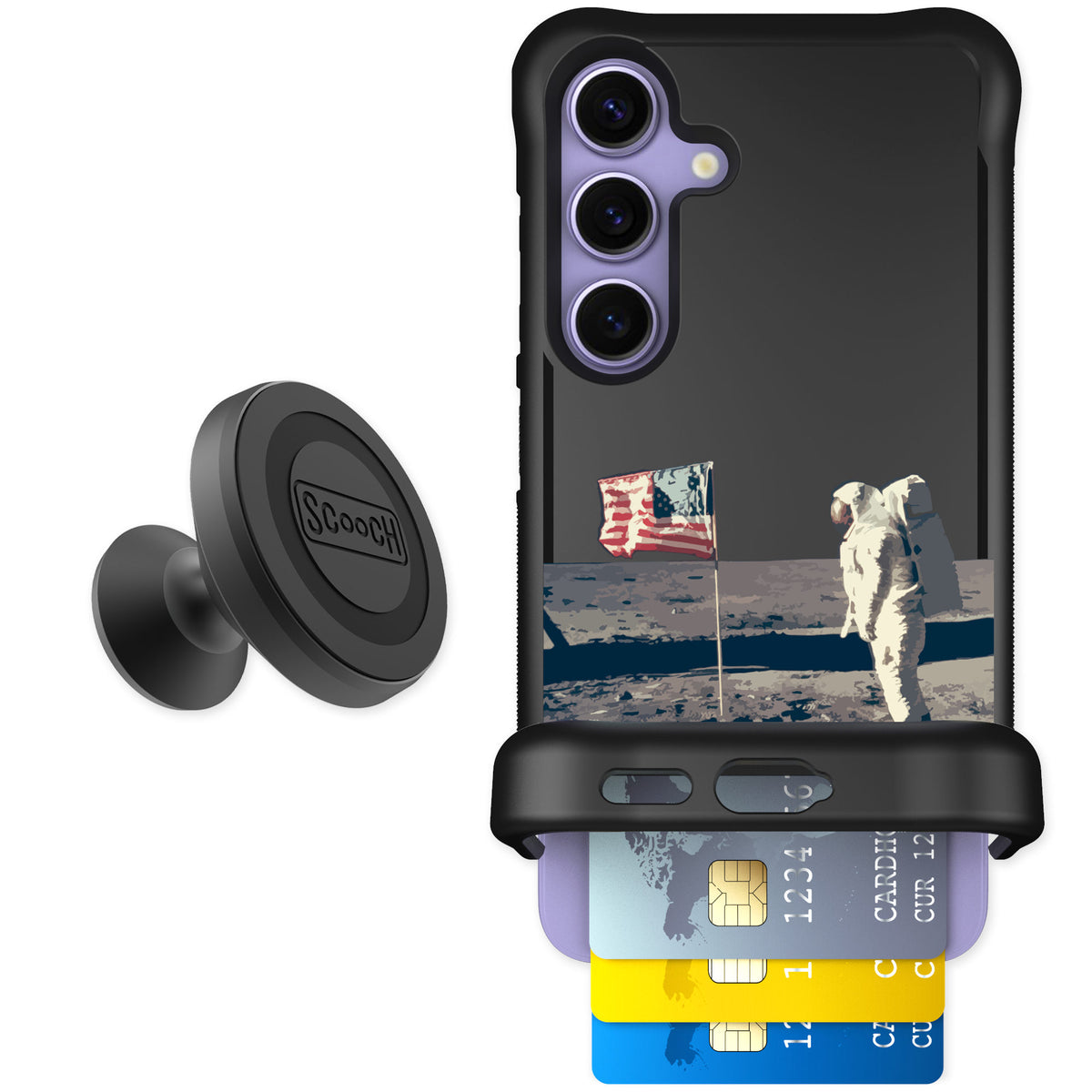 Scooch Wingmate Lunar Landing for Galaxy S24 — Starter Bundle