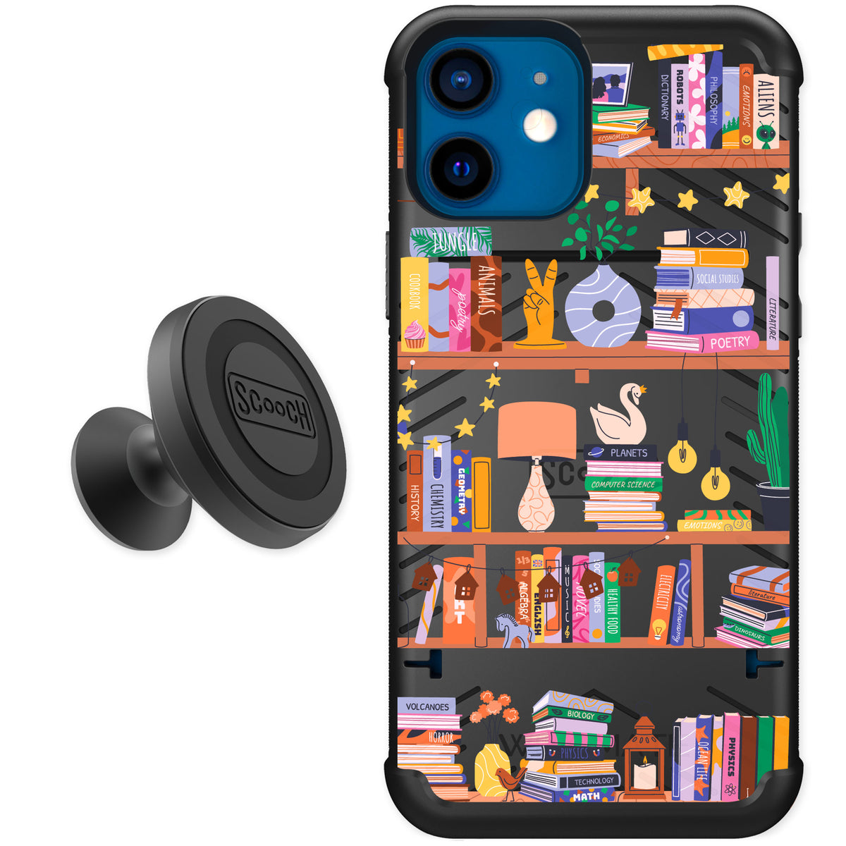 Scooch Wingmate Little Library for iPhone 12 mini — Starter Bundle