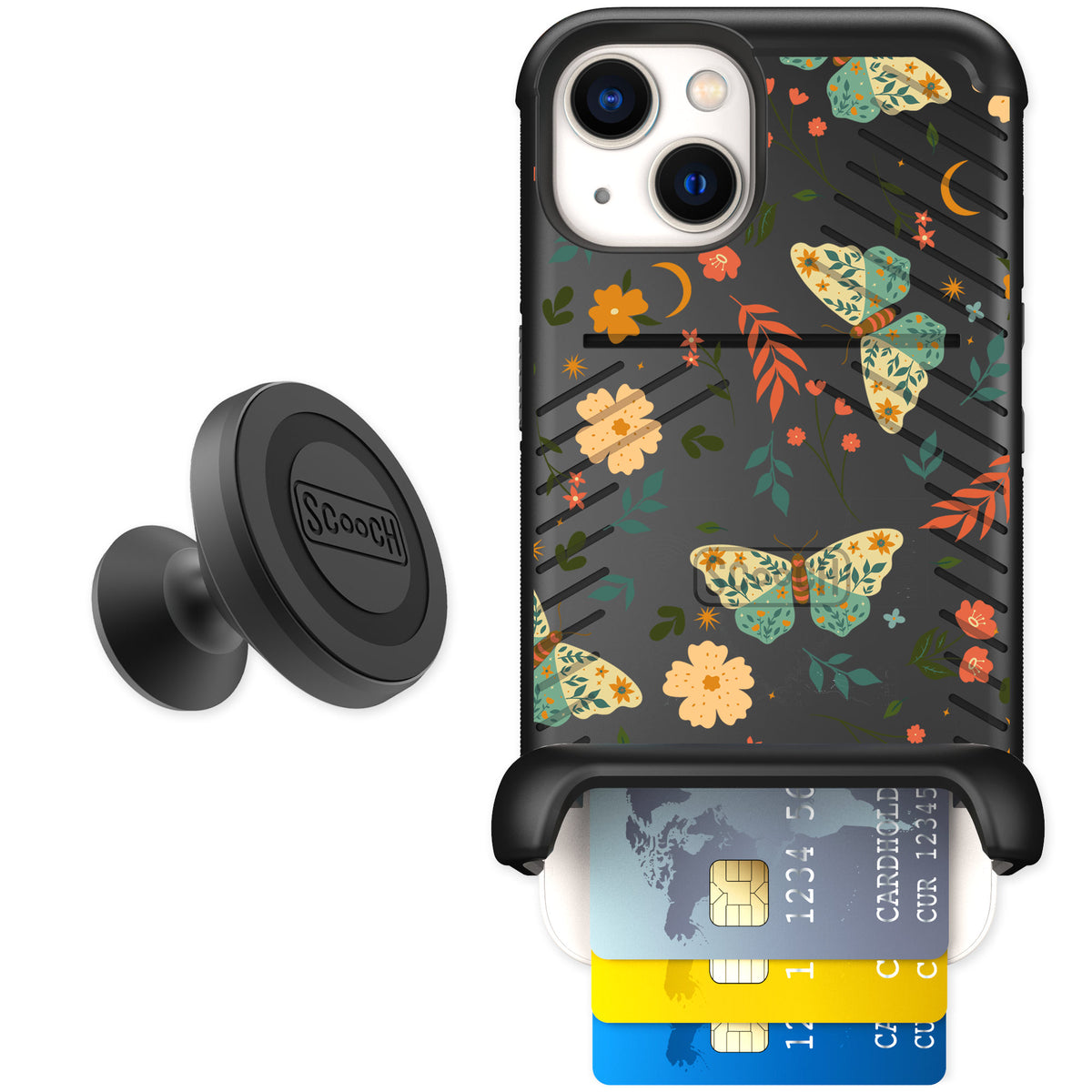 Scooch Wingmate Boho Nights for iPhone 13 — Starter Bundle