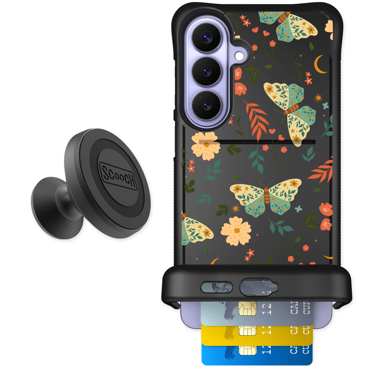 Scooch Wingmate Boho Nights for Galaxy S26+ — Starter Bundle