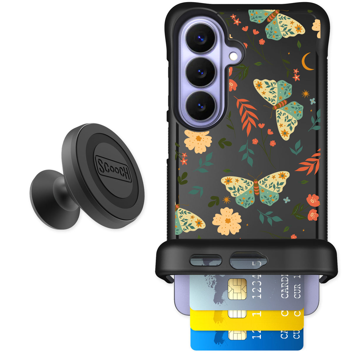 Scooch Wingmate Boho Nights for Galaxy S26 — Starter Bundle