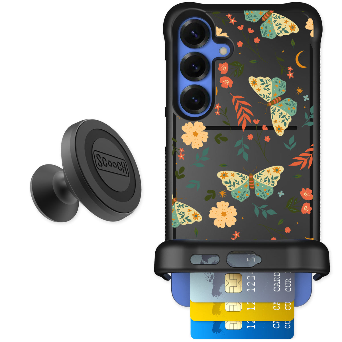 Scooch Wingmate Boho Nights for Galaxy S25+ — Starter Bundle