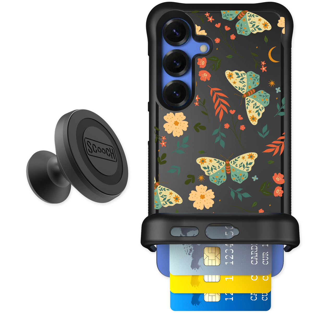 Scooch Wingmate Boho Nights for Galaxy S25 — Starter Bundle