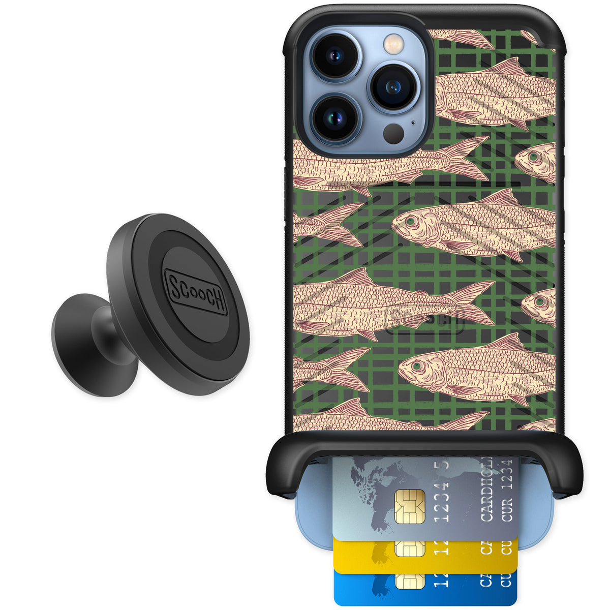 Scooch Wingmate Fresh Catch for iPhone 13 Pro Max — Starter Bundle