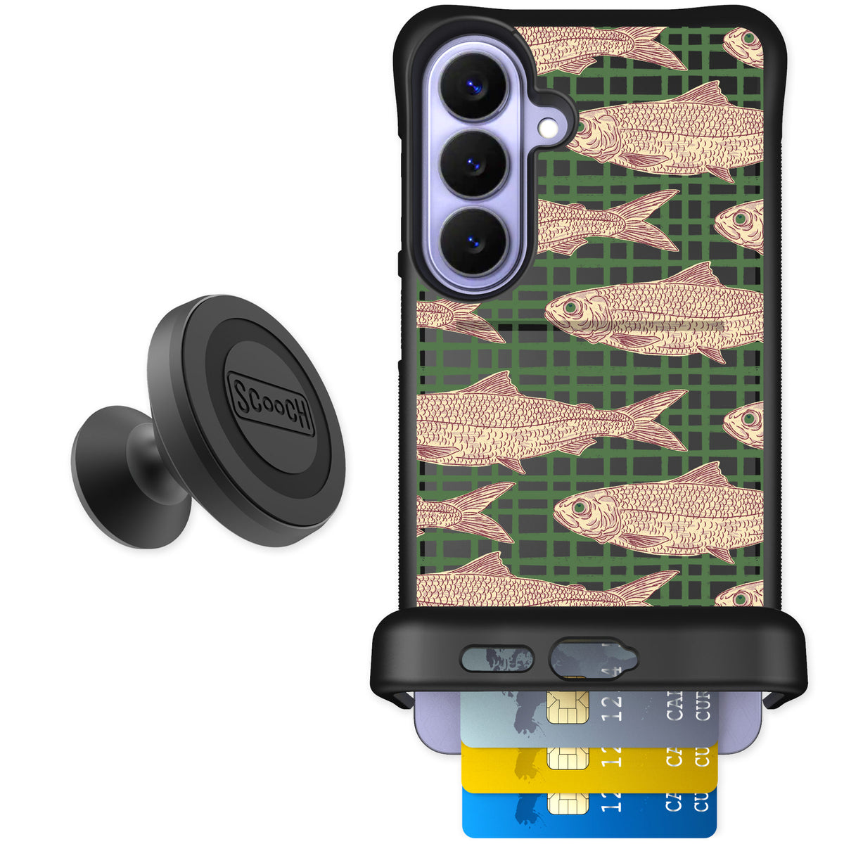Scooch Wingmate Fresh Catch for Galaxy S26+ — Starter Bundle