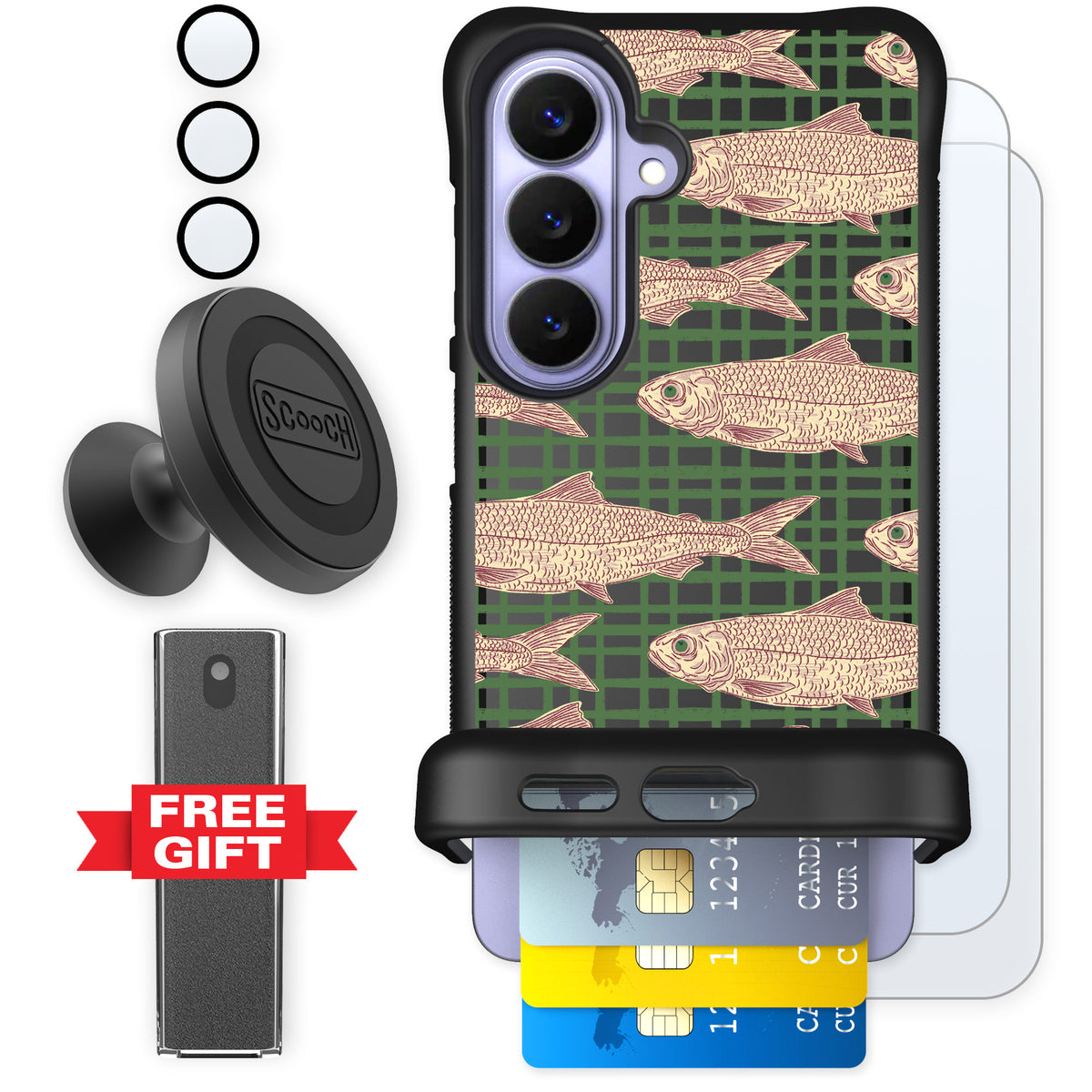 Scooch Wingmate Fresh Catch for Galaxy S26 — Defender Bundle