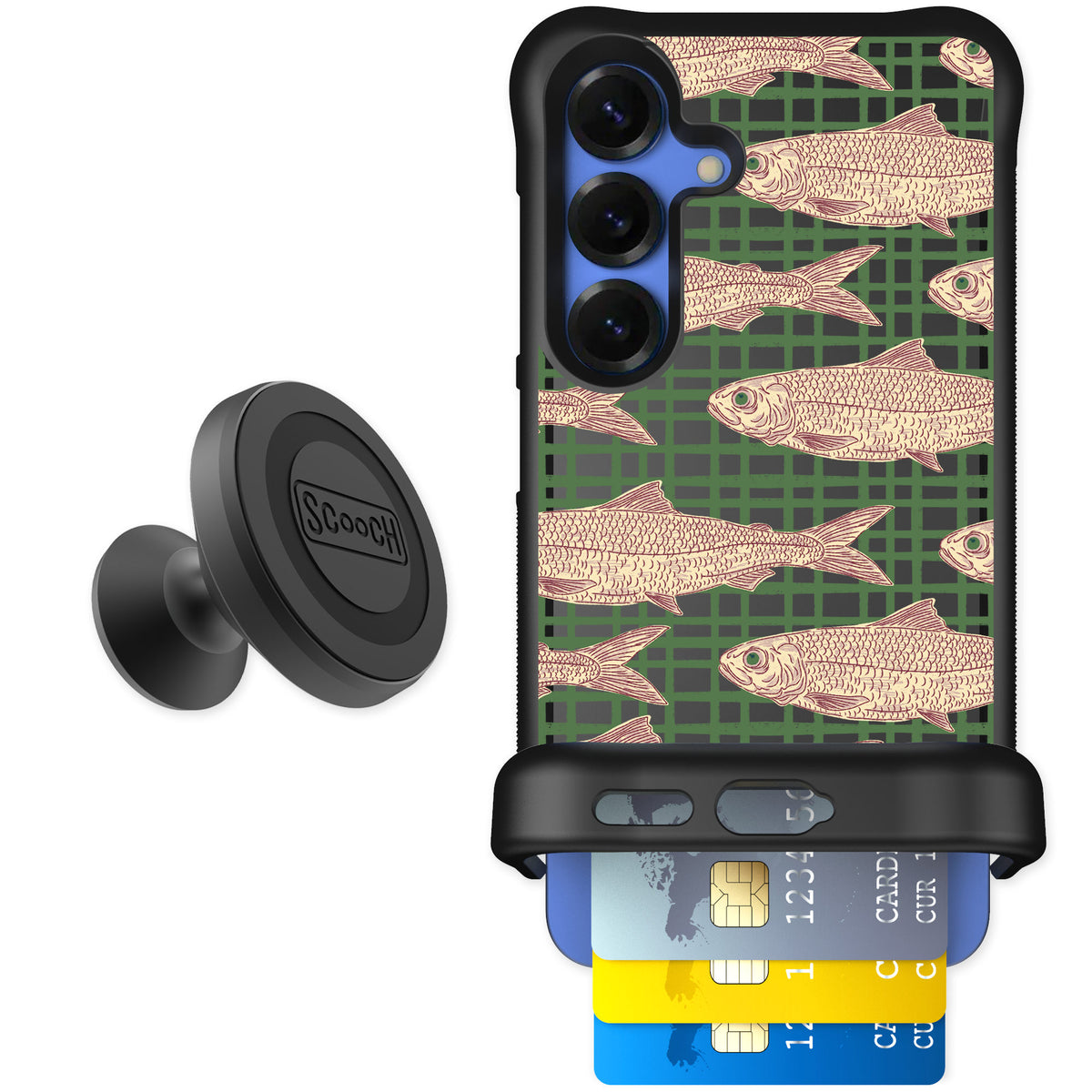 Scooch Wingmate Fresh Catch for Galaxy S25 — Starter Bundle