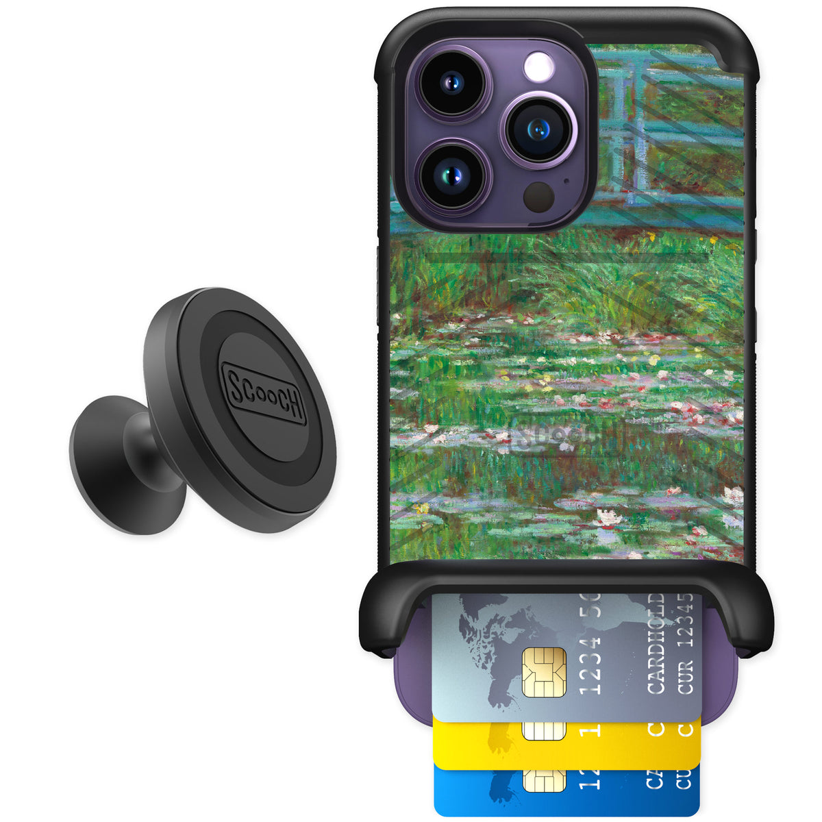 Scooch Wingmate Japanese Footbridge for iPhone 14 Pro — Starter Bundle