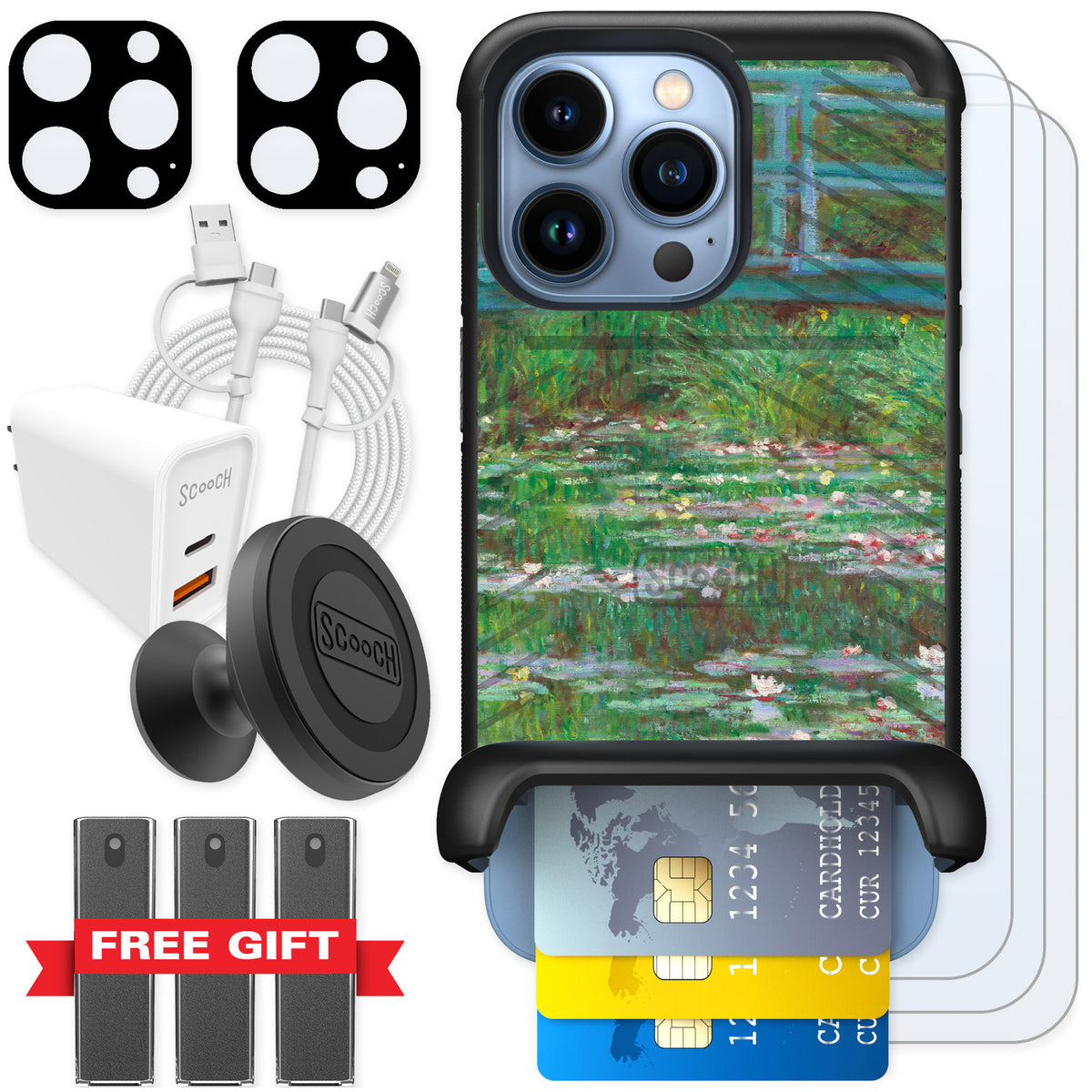 Scooch Wingmate Japanese Footbridge for iPhone 13 Pro — Ultimate Bundle