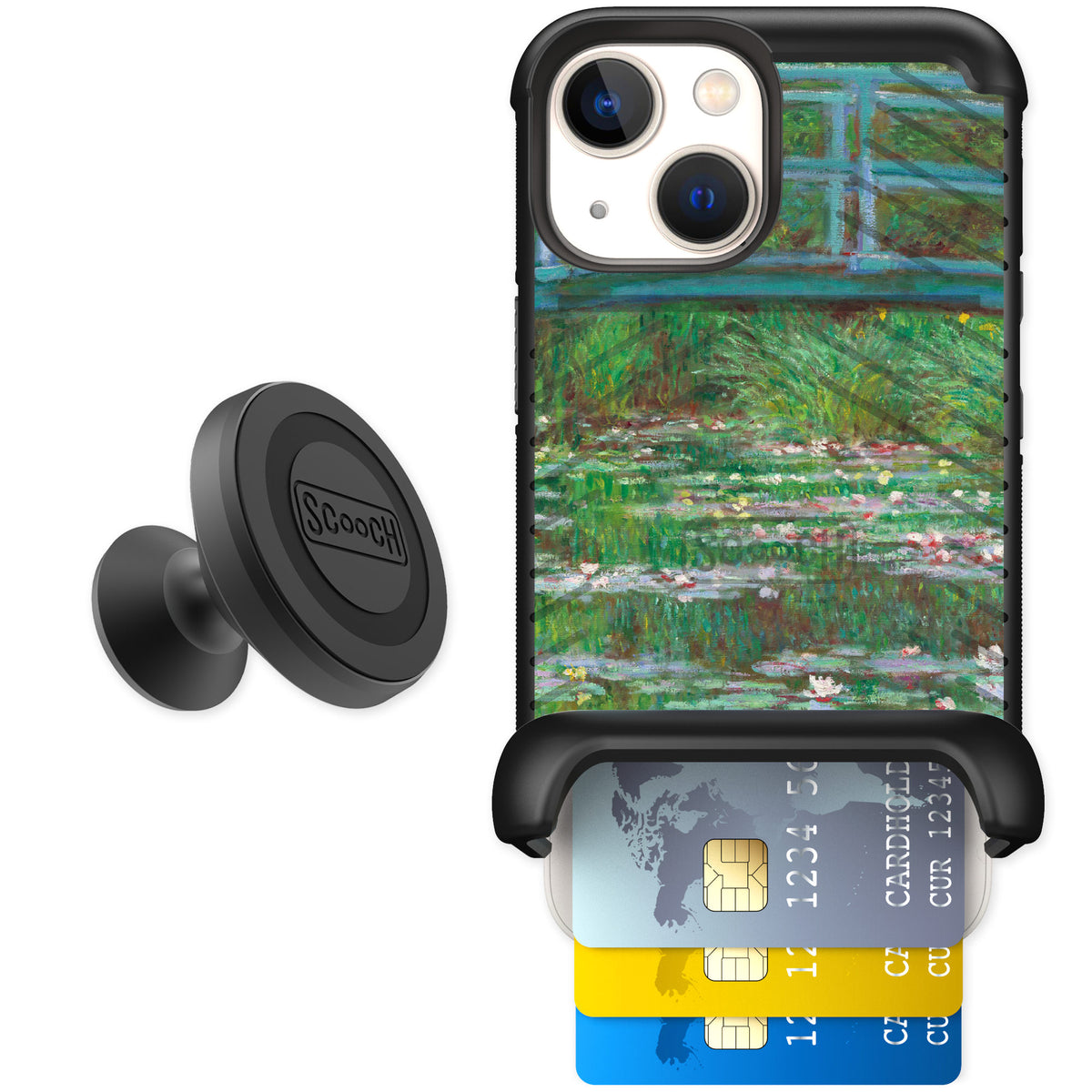 Scooch Wingmate Japanese Footbridge for iPhone 13 mini — Starter Bundle