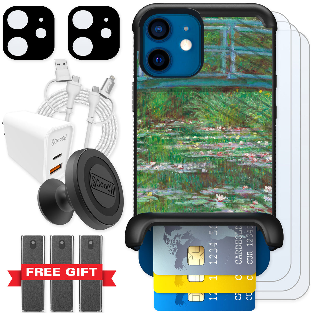Scooch Wingmate Japanese Footbridge for iPhone 12 — Ultimate Bundle