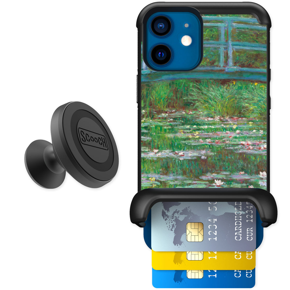 Scooch Wingmate Japanese Footbridge for iPhone 12 mini — Starter Bundle