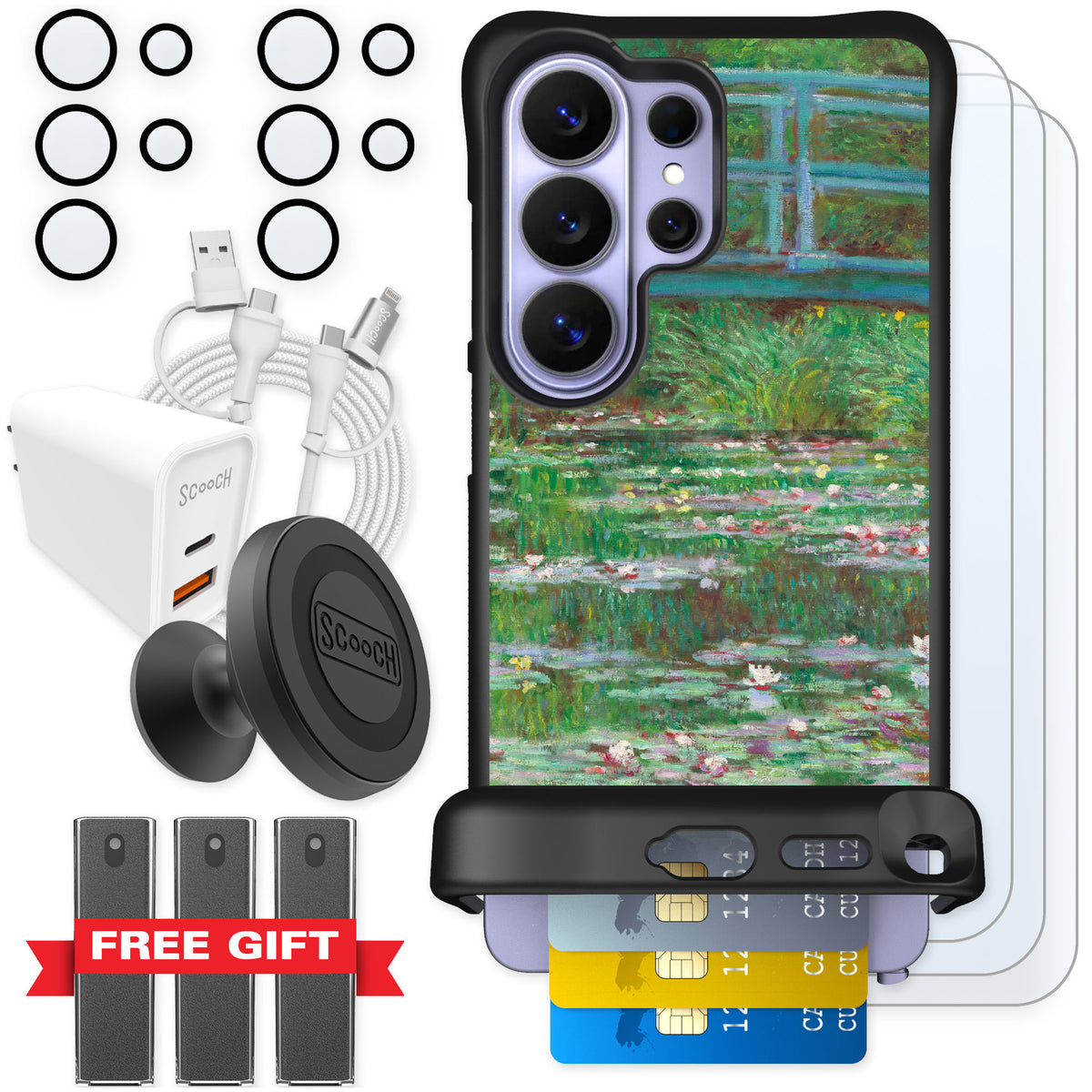 Scooch Wingmate Japanese Footbridge for Galaxy S26 Ultra — Ultimate Bundle