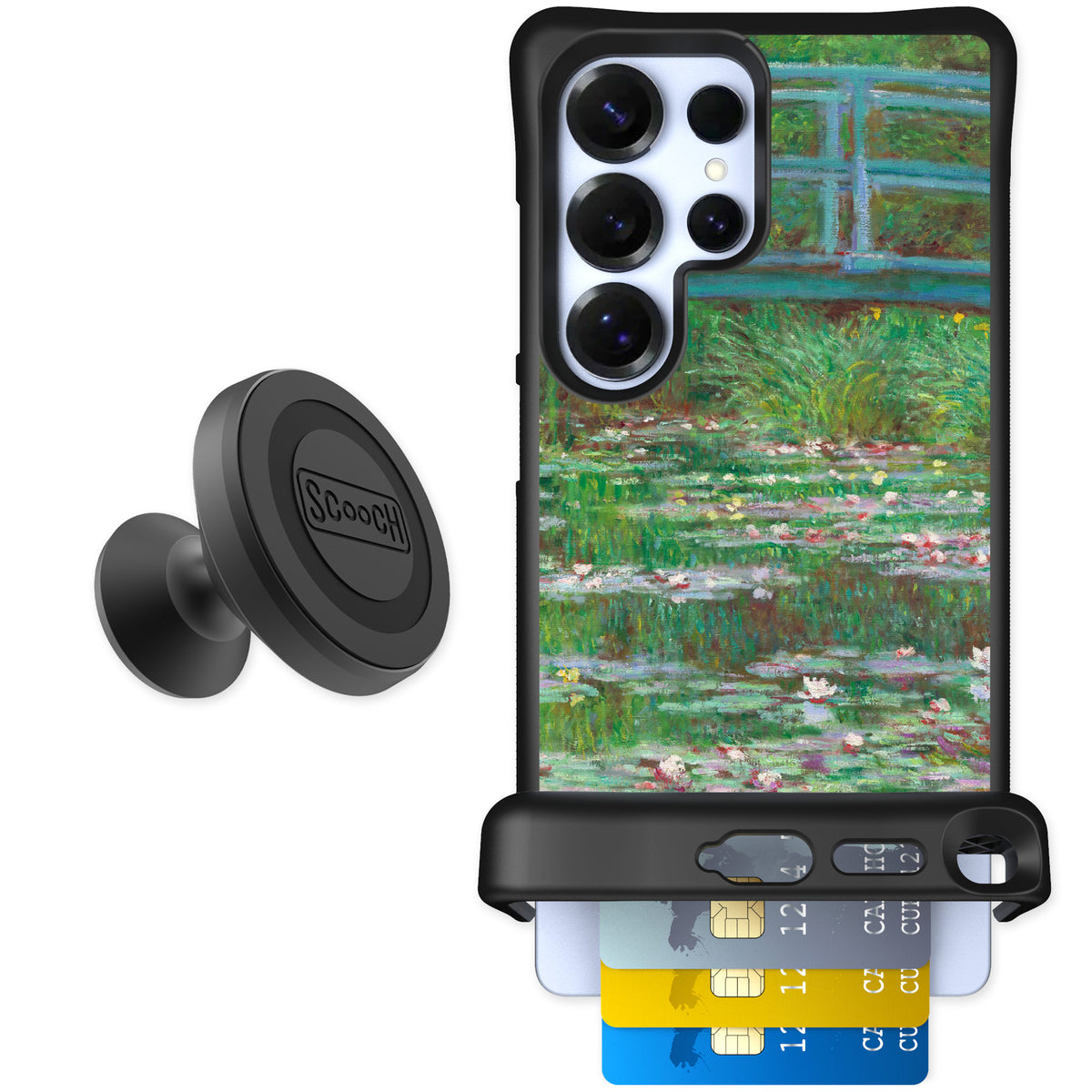 Scooch Wingmate Japanese Footbridge for Galaxy S25 Ultra — Starter Bundle