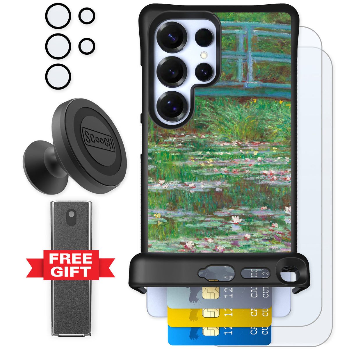 Scooch Wingmate Japanese Footbridge for Galaxy S25 Ultra — Defender Bundle