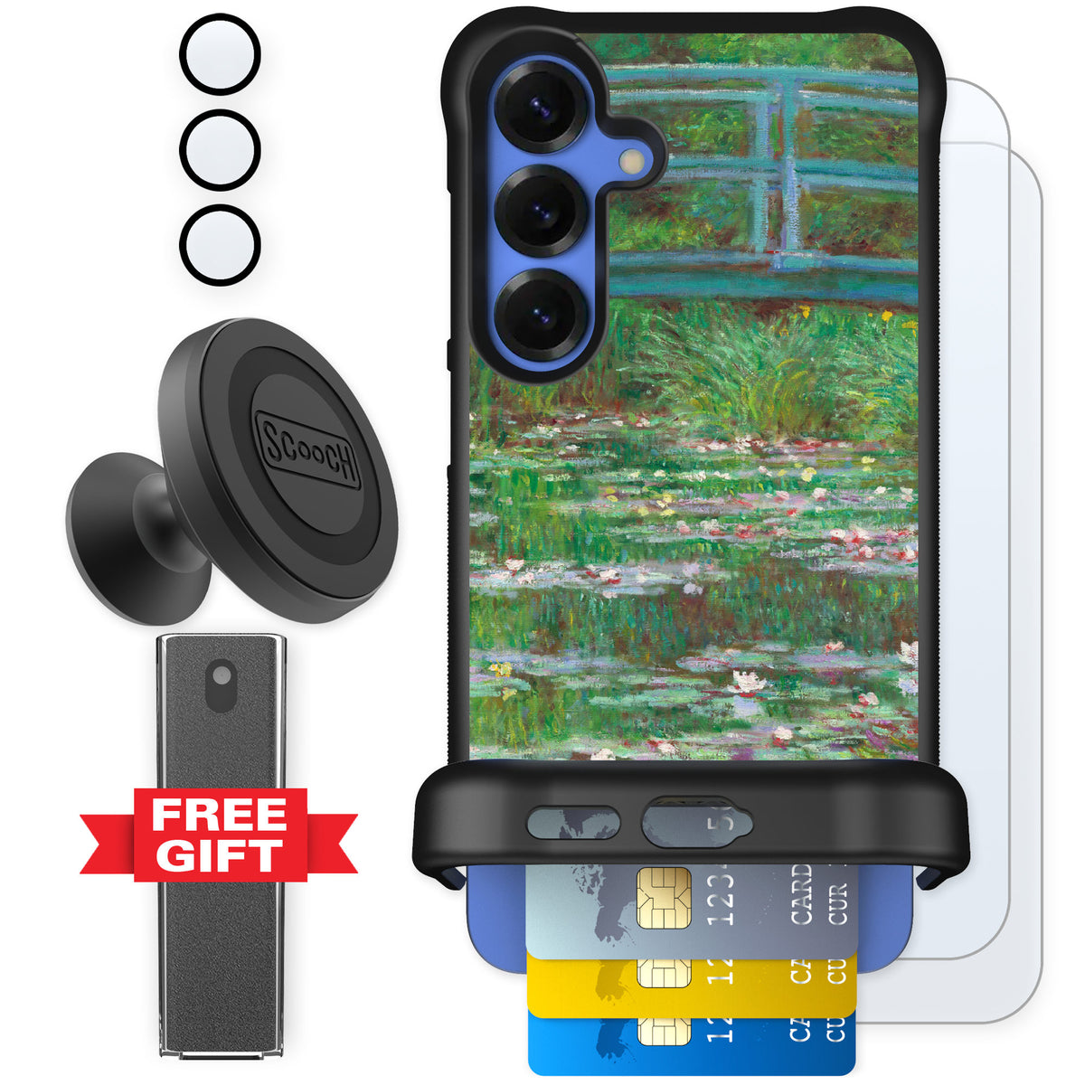Scooch Wingmate Japanese Footbridge for Galaxy S25+ — Defender Bundle