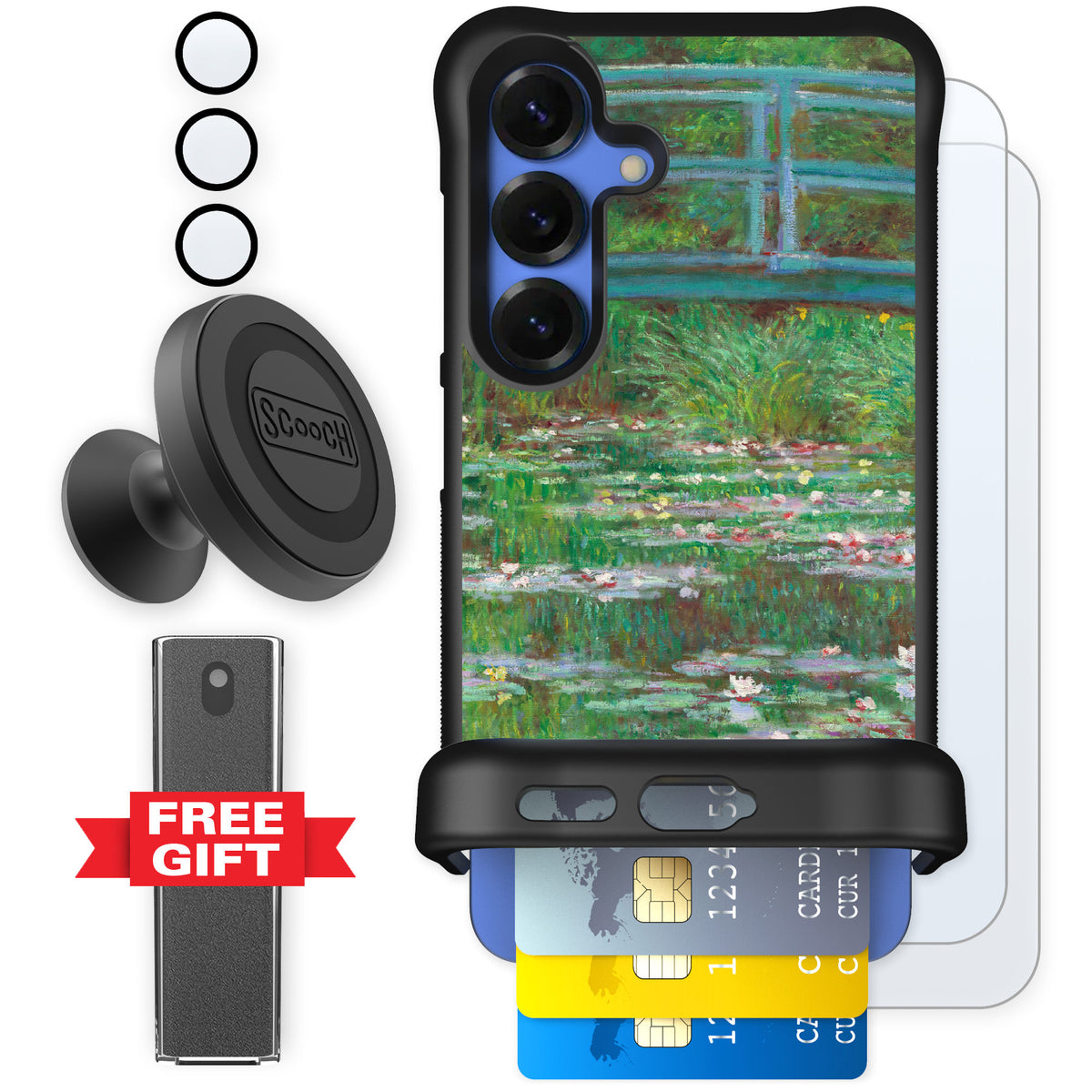 Scooch Wingmate Japanese Footbridge for Galaxy S25 — Defender Bundle