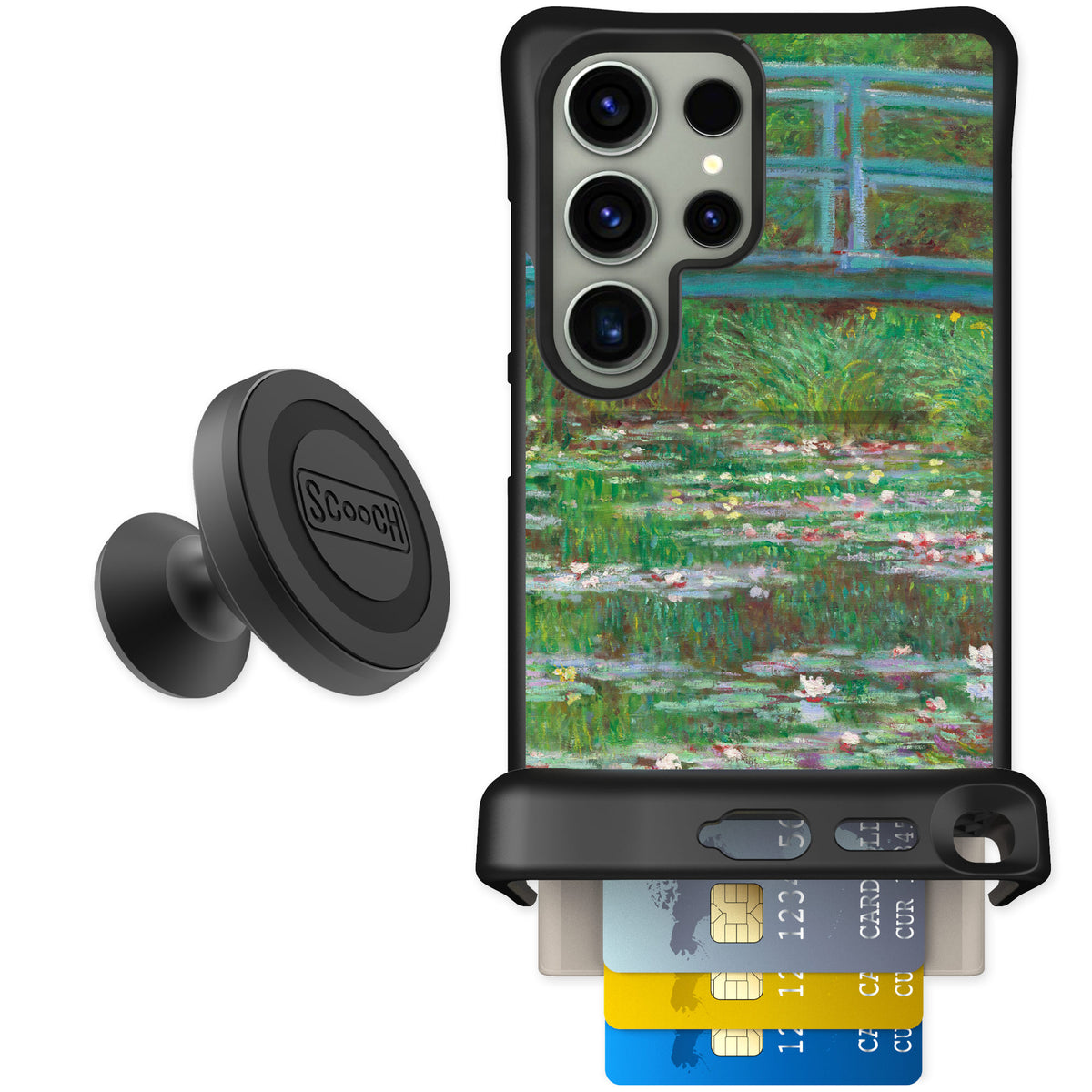 Scooch Wingmate Japanese Footbridge for Galaxy S24 Ultra — Starter Bundle
