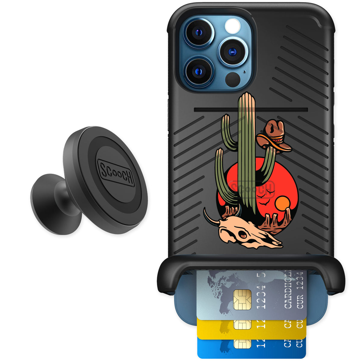 Scooch Wingmate Cactus Flash for iPhone 12 Pro — Starter Bundle