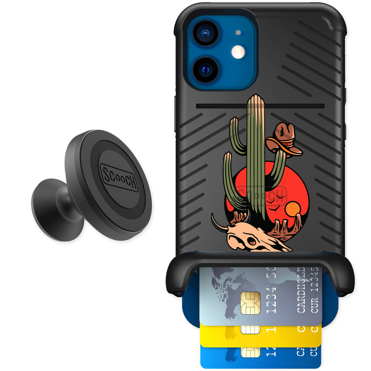 Scooch Wingmate Cactus Flash for iPhone 12 — Starter Bundle