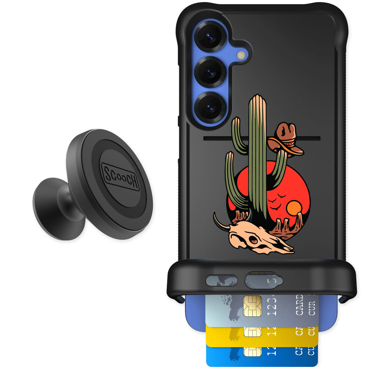 Scooch Wingmate Cactus Flash for Galaxy S25+ — Starter Bundle
