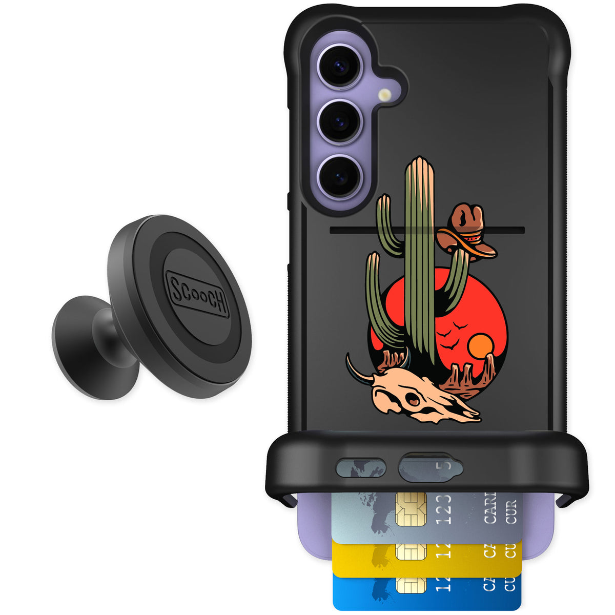 Scooch Wingmate Cactus Flash for Galaxy S24+ — Starter Bundle