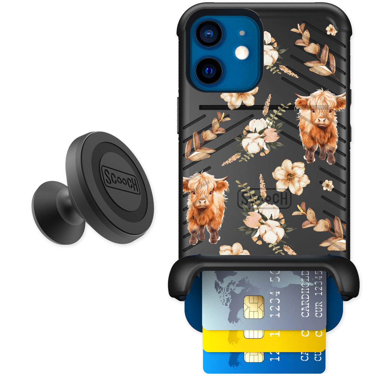 Scooch Wingmate Baby Cow for iPhone 12 — Starter Bundle