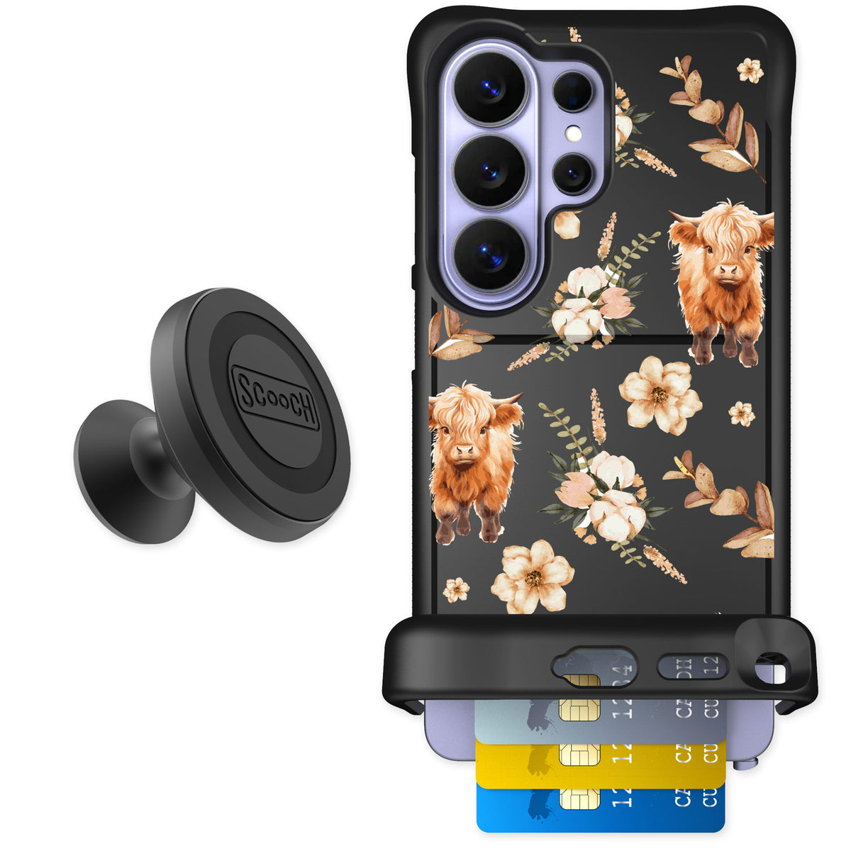 Scooch Wingmate Baby Cow for Galaxy S26 Ultra — Starter Bundle
