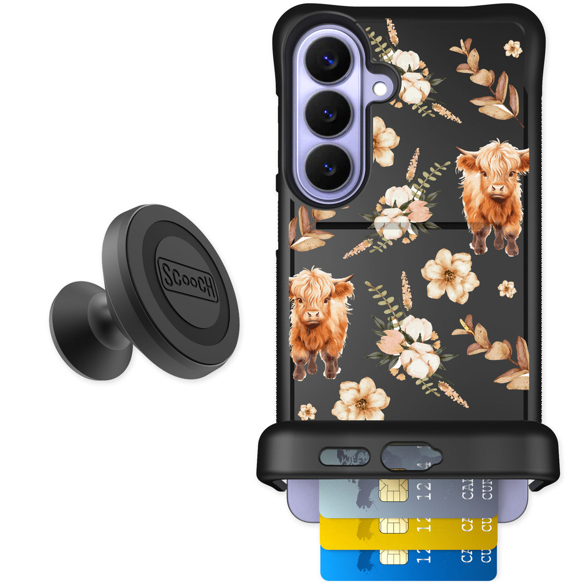 Scooch Wingmate Baby Cow for Galaxy S26+ — Starter Bundle
