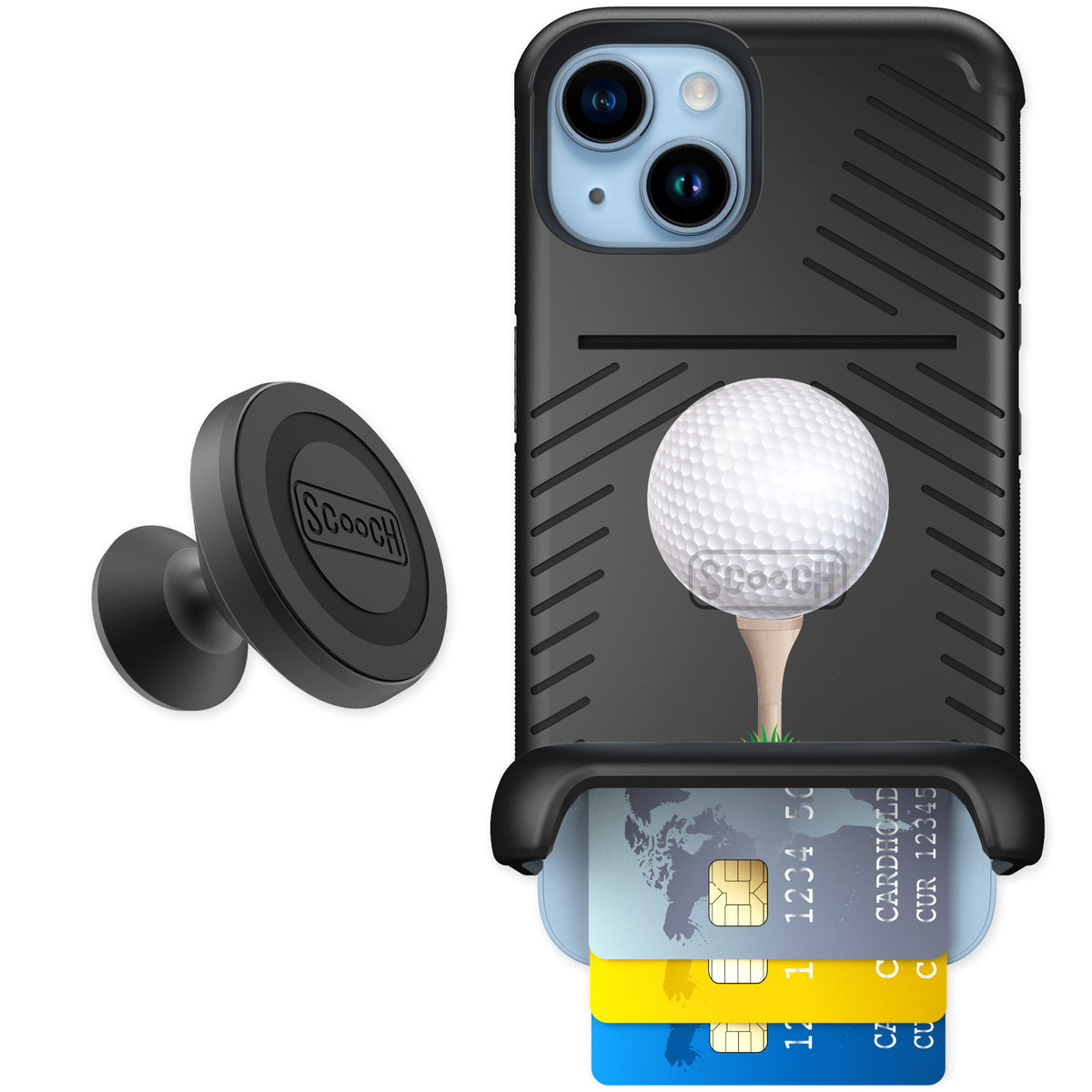 Scooch Wingmate Tee Time for iPhone 14 — Starter Bundle