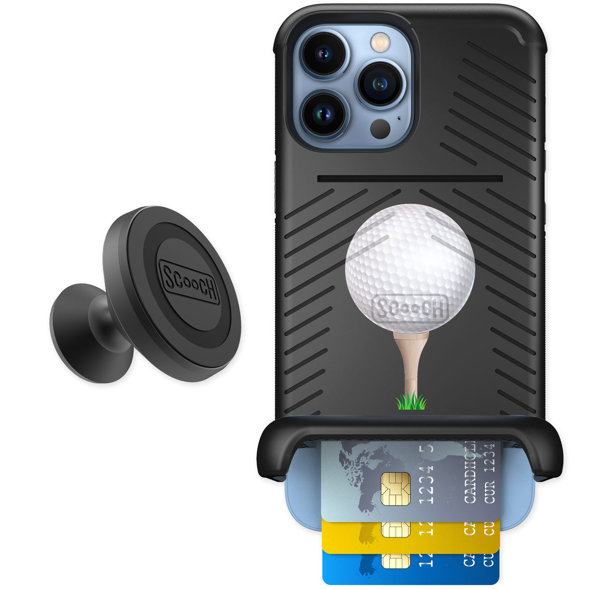 Scooch Wingmate Tee Time for iPhone 13 Pro Max — Starter Bundle