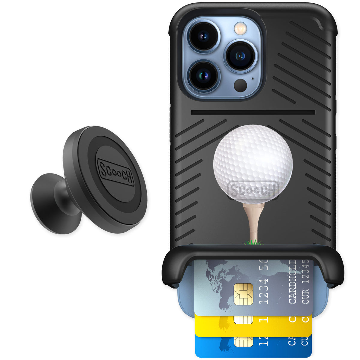Scooch Wingmate Tee Time for iPhone 13 Pro — Starter Bundle