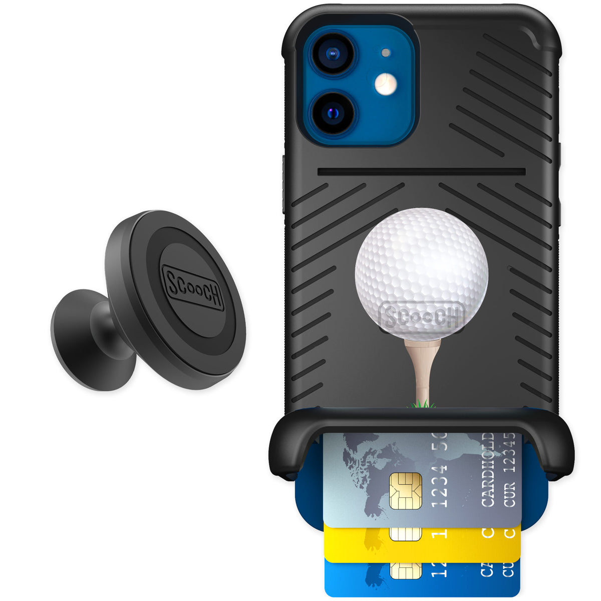 Scooch Wingmate Tee Time for iPhone 12 — Starter Bundle