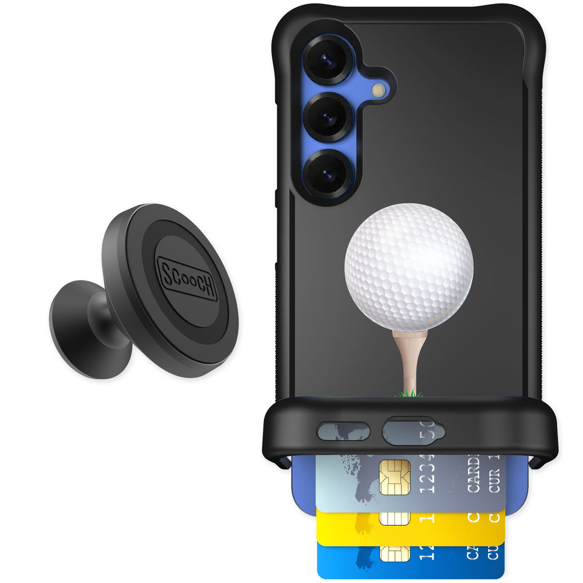 Scooch Wingmate Tee Time for Galaxy S25 — Starter Bundle
