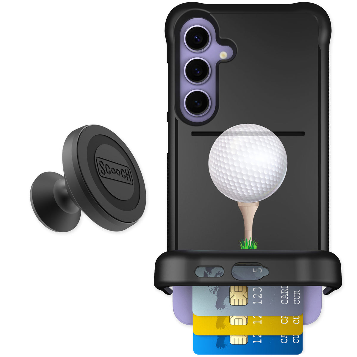 Scooch Wingmate Tee Time for Galaxy S24+ — Starter Bundle