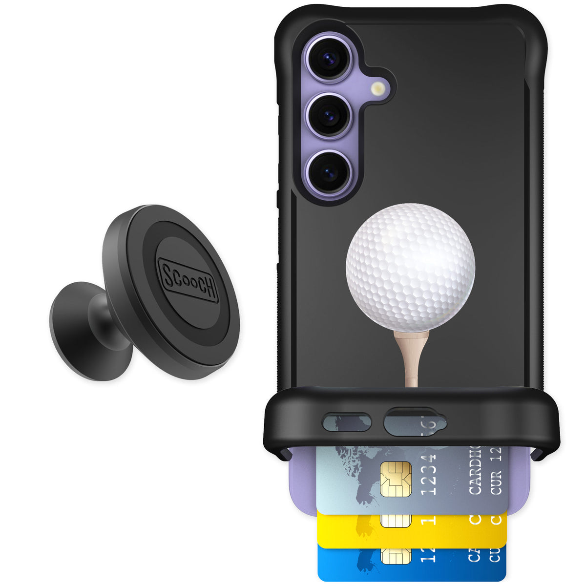 Scooch Wingmate Tee Time for Galaxy S24 — Starter Bundle