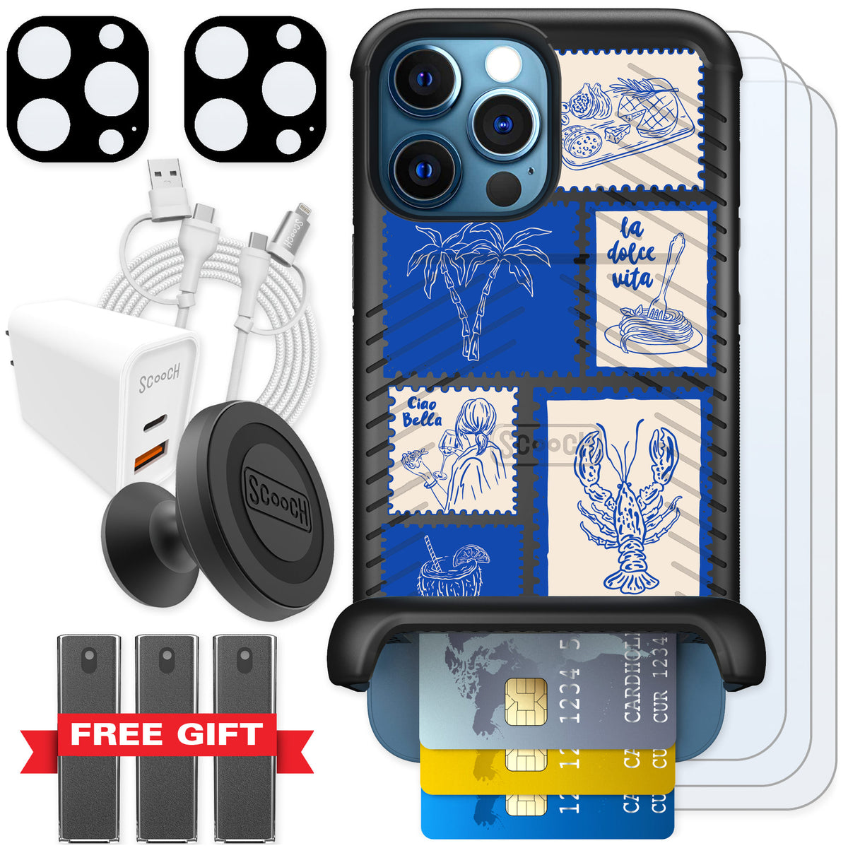 Scooch Wingmate Euro Summer for iPhone 12 Pro Max — Ultimate Bundle