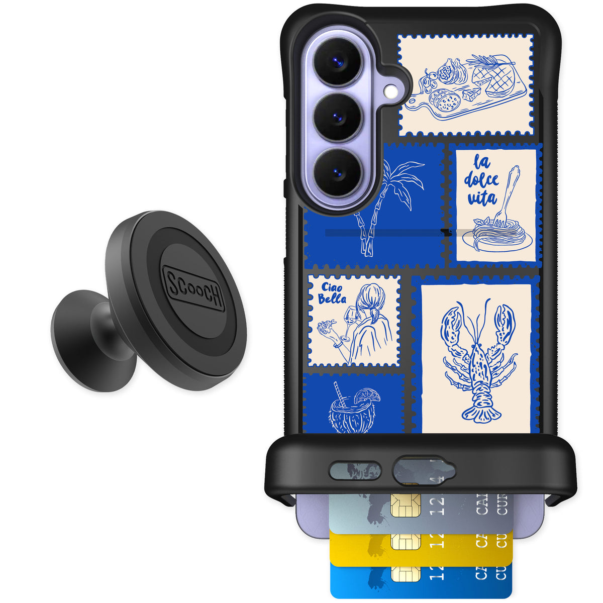 Scooch Wingmate Euro Summer for Galaxy S26+ — Starter Bundle
